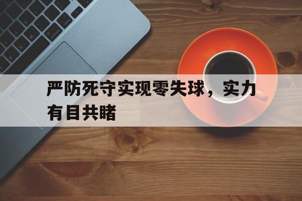 关于严防死守实现零失球，实力有目共睹的信息